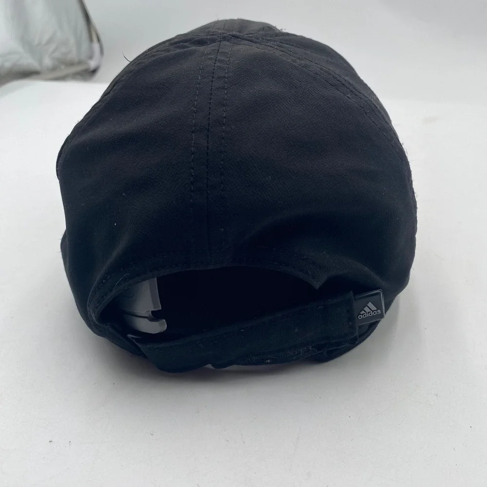 Adidas Climalite Performance Baseball Hat Mens OSFM Black Embroidered Logo Sport